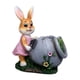 thumbnail image 1 of Estatua de conejo, maceta, animal, maceta, creativa, linda decoración de Pascua, figura de resina Conejita hembra, 1 of 8