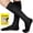 Black, variant on Ailaka 20-30mmHg Zipper Compression Socks for Men Women – Close Toe Knee High Medical Zip Up Socks for Varicose Veins, Edema, Post-Surgery, Pregnancy, Nurse (1 Pair)