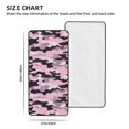 thumbnail image 2 of Absorbent Coral Velvet Towel 27x55in Light Soft And Fluffy Wool Circle Delicate And Not Easy To Remove The Edge Texture Military Camouflage Pattern Abstract Pink_4, 2 of 8