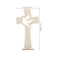 thumbnail image 2 of 10 figuras de cruz de madera con base, cruz de madera para centros de mesa., 2 of 7