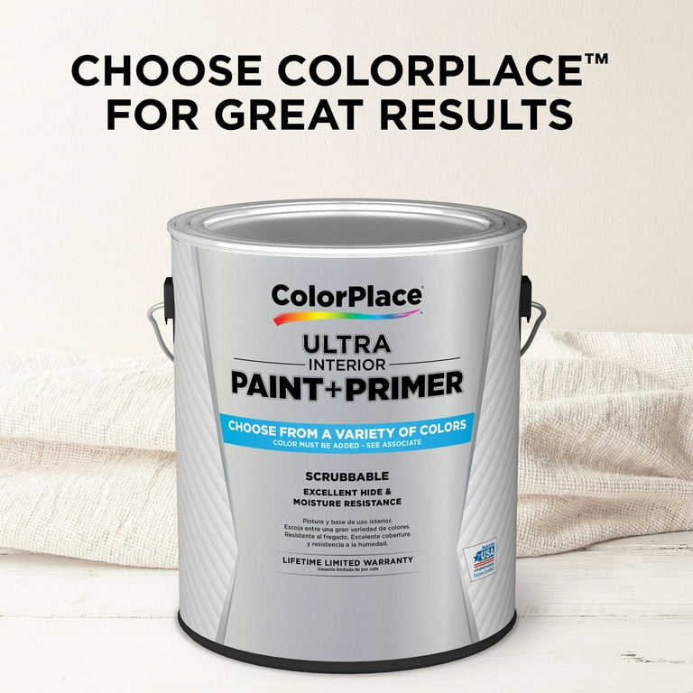 ColorPlace ULTRA Interior Paint & Primer, Soft Sage / Green, Semi