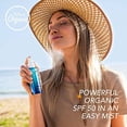 thumbnail image 2 of COOLA Organic Sunscreen SPF 50 Sunblock Face Mist, Dermatologist Tested Skin Care for Daily Protection, Vegan and Gluten Free, Natural Fragrance, 3.4 Fl Oz, 2 of 3
