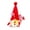Red, variant on Valentine's Day Gnome Decor Fabric Dwarf Figurine with Heart, Soft Plush Home Decor for Tabletop Shelf Mantel, Romantic Holiday Decorations for Living Room Office Gift