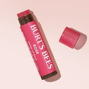Burts Bees Rose Tinted Lip Balm with Shea Butter, 0.15 oz.