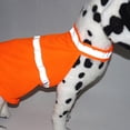 thumbnail image 3 of Justharion Polyester High Visibility Fluorescent Dog Vest For Ultimate Safety Multiple Sizes Available Stylish Fluorescent Orange S, 3 of 6