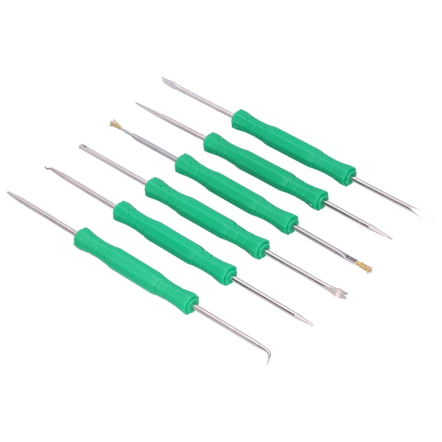 Ayudas para soldadura de PCB, 6 piezas Herramienta de reparación de soldadura por calor electrónica profesional Conjunto de herramientas de ayuda para soldadura Integración perfecta