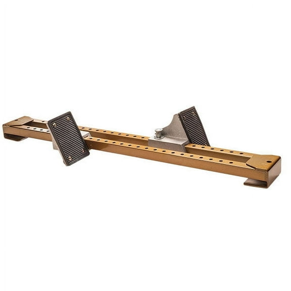 Champion Sports All Weather Starting Block with Adjustable Rubber Pedals, 6 Track Spikes Included, Gold