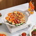thumbnail image 4 of Non-Stick Pan Meerschaum Stone Barbecue Plate Korean Carabiner Barbecue Plate Korean Plate Barbecue Plate Clearance, 4 of 5