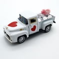 thumbnail image 4 of Jiibva Vintage Pickup Truck Model With Heart Retro Truck Decor Collectible Vehicle Decoration Alloy Pickup Truck Figurine For Christmas Tabletop Decorations, 4 of 7