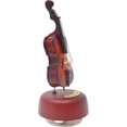 thumbnail image 3 of Caja de música giratoria para violonchelo, modelo de instrumento Musical de madera, artículos creativos para decoración del hogar, 3 of 5