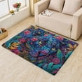 thumbnail image 2 of 5 x 8 Area Rug Leopard Rugs, Jungle Theme Carpet for Living Room Bedroom Colorful Animal Patterned Indoor Home Decor, Non Slip Soft & Low Pile Large Washable Rug ZJ&723, 2 of 7