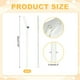 thumbnail image 2 of Uxcell 4 Pcs Popotes de Vidrio Reutilizables, Popote de Vidrio de 7.87" Resistente a los Golpes, Popotes Lindos y Transparentes para Whisky, Café, Jugo, Refrescos y Té, Morado, 2 of 6