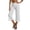 #09 White 【Mix, Match & Rotate: Stock Up on Daily Colors】, variant on Women's Lightweight Yoga Capri Pants, Solid Color Elastic Waist Pants for Women, Soft Stretchy Mid Waisted Capris, Pockets Casual Athletic Workout Lounge Capris | UKHCCC,Black L