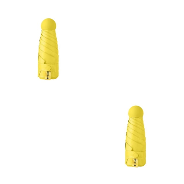 Paraguas Mini Naiovety Protección solar ligero Amarillo 2Conjunto