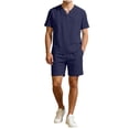 thumbnail image 2 of Ceisia Men's Solid Color Pants Pocket Fashion Clothing Elastic Waist Casual Mens Swim Trunks Length Gym Shorts Men Elastic Waist Casual Mens Swim Trunks Red XL Gifts for Father, 2 of 8