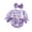 b43-Purple, variant on KPOPLK Newborn Baby Girl Fall Outfit Letter Print Long Sleeve Jumpsuit Bubble Romper Infant Clothing Set with Headband(6-9 Months,Pink)