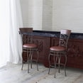 thumbnail image 2 of Conjunto de 2 taburetes de bar Costway Acolchado diseño retro metal 42 x 48 x 114 cm, 2 of 10
