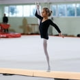 thumbnail image 4 of Costway 7 FT Folding Balance Beam Foam Floor Gymnastic Beam with Carrying Handles Khaki, 4 of 10