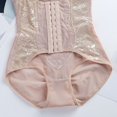 thumbnail image 3 of PEASKJP Short Sleeve Shapewear Seamless Firm Triple Control Plus Size Tummy Control Butt Lifter, Beige L, 3 of 3