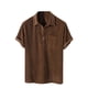 thumbnail image 1 of pstuiky Camisas de manga corta para hombre, Camiseta de manga corta con cuello redondo, reflectante y bolsillo para hombre, transpirable, informal y holgada. camisas casuales para hombre xl, 1 of 5