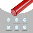 thumbnail image 3 of Uxcell 17mm ID x 20mm OD x 500mm Red Rigid Acrylic Pipe Round Tube, 3 of 5