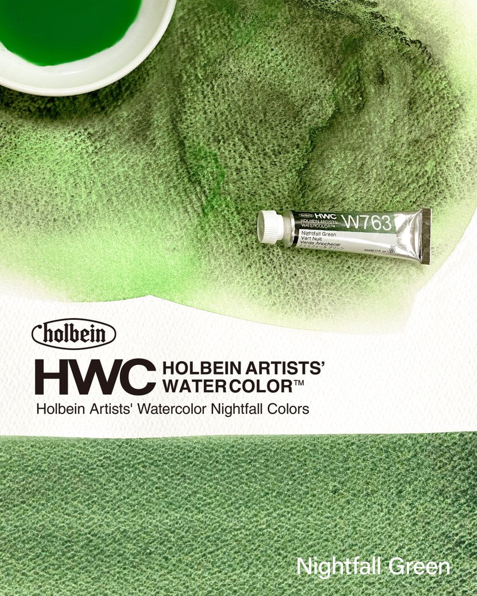 Holbein Artist Watercolor Set of 5 Nightfall Color Tubes 5ml Made in Japan 2025 New