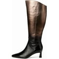 thumbnail image 2 of Naturalizer Women's Deesha Knee High Boot Unity Metallic Leather Extra Wide Calf 9.5W, 2 of 5