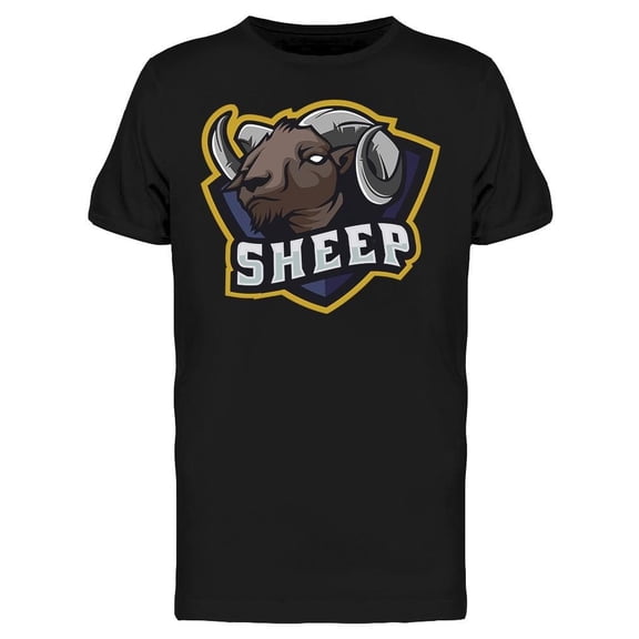 Sheep Mascot Gamer Icon Tee Men's -Image by Shutterstock