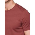 thumbnail image 2 of RBX Active Men's Quick Dry Shadow Stripe Crewneck Performance Workout Tee, 2 of 4