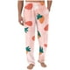 thumbnail image 1 of Pantalones largos para hombre con estampado de cintura elástica y bolsillo con cordón, pantalones largos de poliéster para hombre, 1 of 5