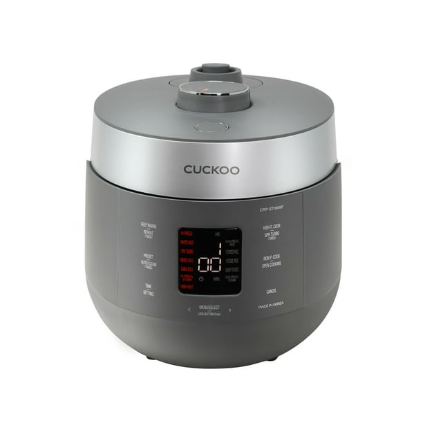 CUCKOO CRPST0609F 6Cup (Uncooked) Twin Pressure Rice Cooker