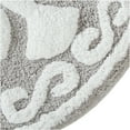 thumbnail image 6 of JERFIT Cotton Round Bath Rug Non-Slip, Bohemian Medallion Tufted Bathroom Mat, Super Absorbent & Soft Taupe Carpet for Bathroom Decor, 6 of 9