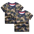 thumbnail image 6 of FLMEI Boys Dinosaur T-Shirts for Kids Toddler,Baby Cotton Cartoon Crewneck Short Sleeve Shirts Toddler Tops for 1-8T, 6 of 7
