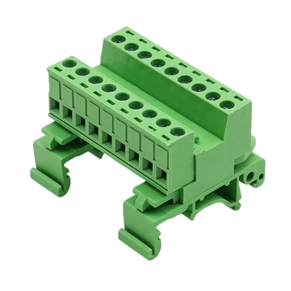 Screw Terminals Block For Control Panel 2P to 24P Option 0.2-2.5mm² Wire Capacity for 35mm DIN Rod installation