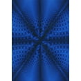 thumbnail image 1 of Ahgly Company Machine Washable Indoor Rectangle Transitional Blue Area Rugs, 2' x 3', 1 of 7