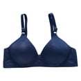 thumbnail image 2 of Fashion New Arrivals!Sheghy Comfort Bras for Women Plus Size Breathable High Support Bras,Dark Blue-29 36, 2 of 3