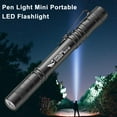thumbnail image 3 of DLQT Sd-1210 Black (Single Light; No Batteries) Multifunctional Strong Light Flashlight Metal Pen Clip Design Easy To Carry Large Capacity Strong Battery Life, 3 of 7