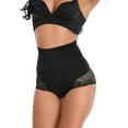 thumbnail image 3 of Women Body Shaper High Waist Butt Lifter Tummy Control Panty Slim Waist Trainer Black, 3 of 5