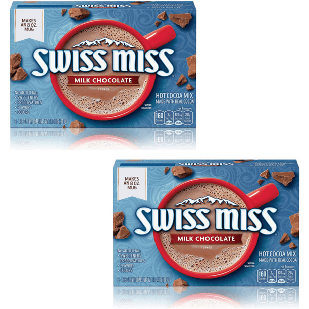 Swiss Miss Milk Chocolate Hot Cocoa Mix 11.04oz (Pack of 2)