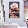 thumbnail image 3 of Elephant Stock Lady Peony Viii Wall Art - Vertical Multi Panel Canvas - Living Room Wall Decor - Floral And Botanical Multi Panel - Gray And Beige Decor - 48" x 74", 3 of 8