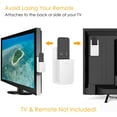 thumbnail image 3 of CaseBot Apple TV Remote Holder for Apple TV 4K 2021/4th/3rd/2nd Gen, Roku Remote, Samsung Smart Hub 4K TV Remote, Mounting System Bracket Shelf, 3 of 7