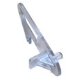 thumbnail image 1 of Clips de soporte para repisas E.H.C. para espiga de 5 mm, transparentes, para espesor de 3/4", 1 of 3