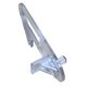 thumbnail image 1 of Clips de soporte para repisas E.H.C. para espiga de 5 mm, transparentes, para espesor de 3/4", 1 of 3