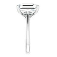 thumbnail image 4 of 2 Carat Emerald Cut Lab Grown Diamond Engagement Ring 14k White Gold, 4 of 5