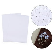 10 sheet 11.6x8.2 Inch Stick and Stitch Embroidery A4 Non-woven Water Soluble Fabric Wash Away Embroidery Stabilizer No Pattern White 297x210x0.4mm