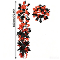 thumbnail image 2 of Fall Leaves Garland, 70.9In Realistic Artificial Maple Leaf Vine, Versatile Fall Decor for Fireplace Porch Wedding Thanksgiving Home Display Artificial Flowers for Outdoors, 2 of 3