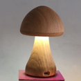 thumbnail image 1 of Lámpara de Escritorio | LED Recargable | Lámpara de Noche | Imitación Madera | Luz Nocturna Táctil, 1 of 2