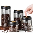 thumbnail image 1 of 500mL Frasco para Cafe, Recipientes Herméticos para Almacenar Cafe, Frascos de Vidrio con Tapa, Contenedor Café Polvo, Café en Grano, Galletas, Té, Azúcar, etc(500ml/17oz), 1 of 4