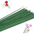 thumbnail image 1 of 200 piezas de alambre de tallo floral, tallo de ramo hecho a mano, alambre floral para manualidades, tallo de tallo de planta artificial de calibre 22 para arreglos florales para material de bric, 1 of 5