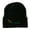 Black, variant on Happy Halloween Witch Hat Embroidered Long Beanie - White OSFM